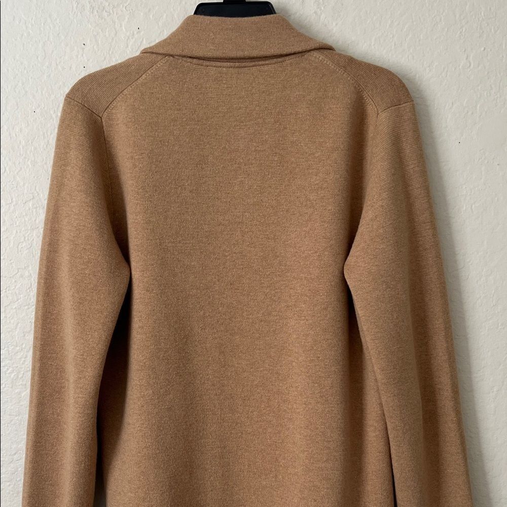 Like New! J.Crew Schoolboy Knit Sweater Blazer in Heather Acorn in Size XS - Picture 10 of 16
